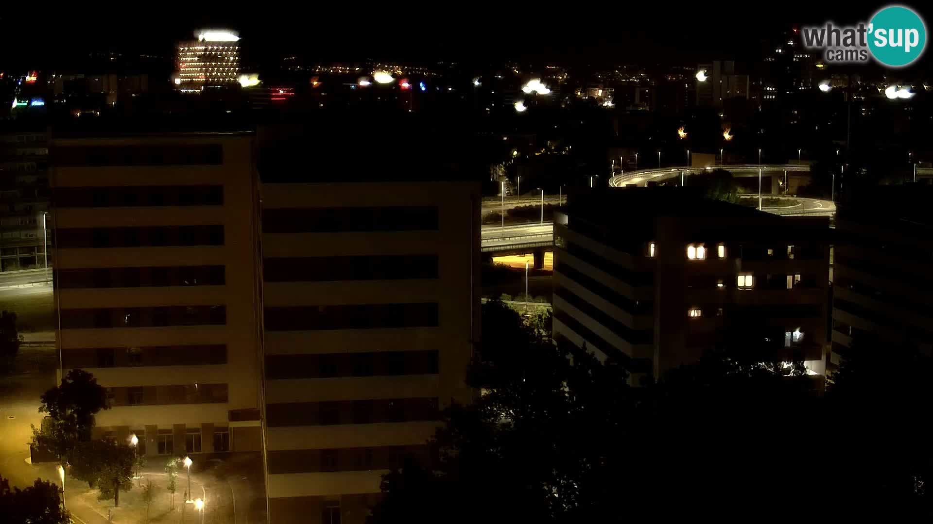 Rotatoria e incrocio viale Slavonska e Marin Držić  – webcam di Zagabria