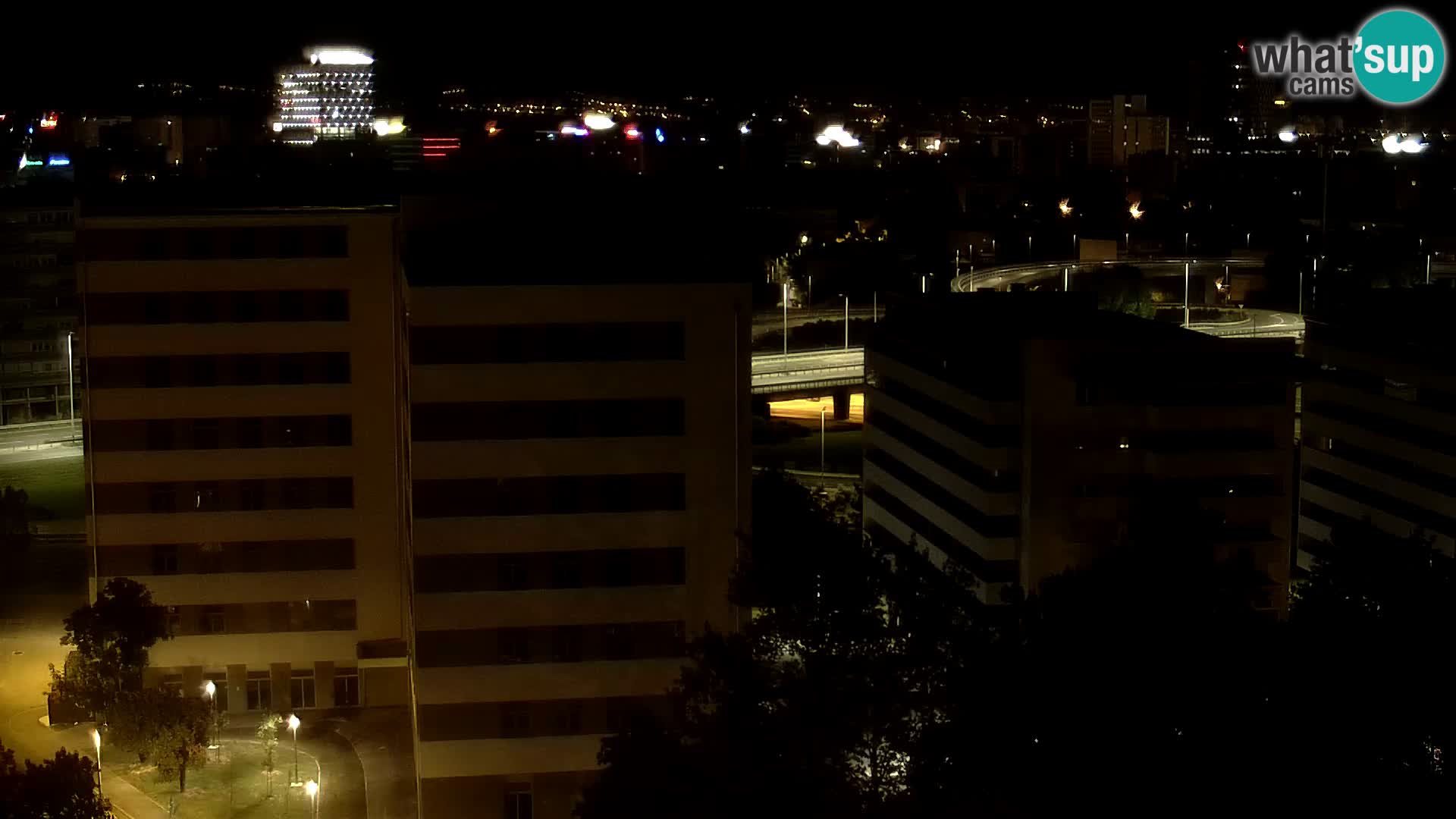 Rotatoria e incrocio viale Slavonska e Marin Držić  – webcam di Zagabria