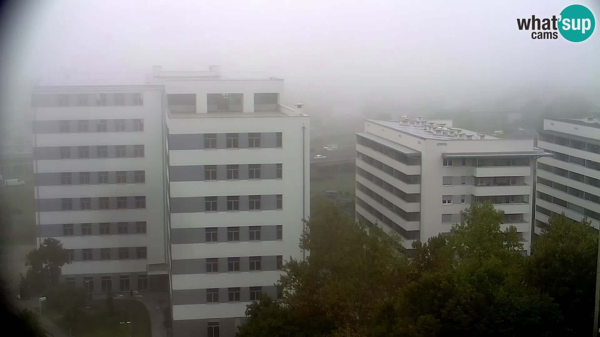 Live Interchange of Slavonska Avenue and Marin Držić Avenue in Zagreb webcam