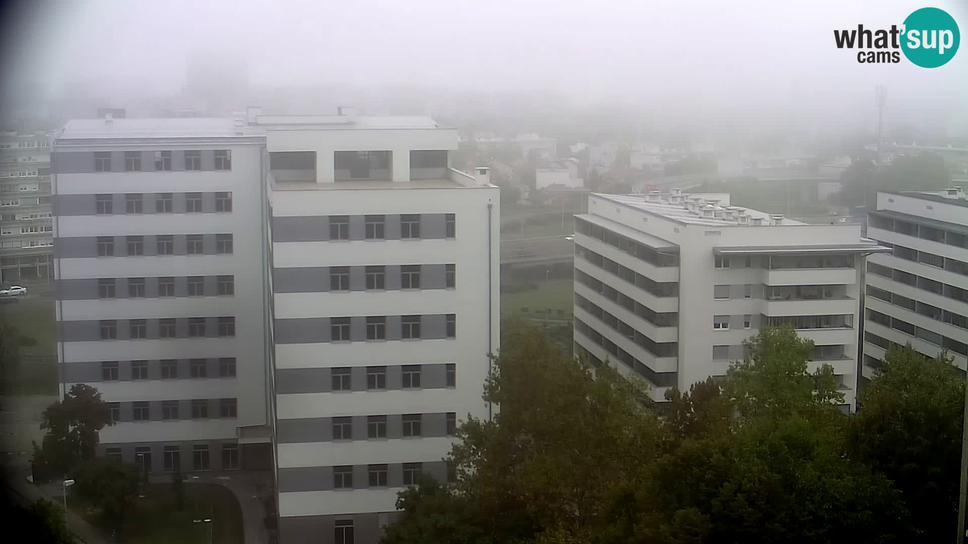 Live Interchange of Slavonska Avenue and Marin Držić Avenue in Zagreb webcam