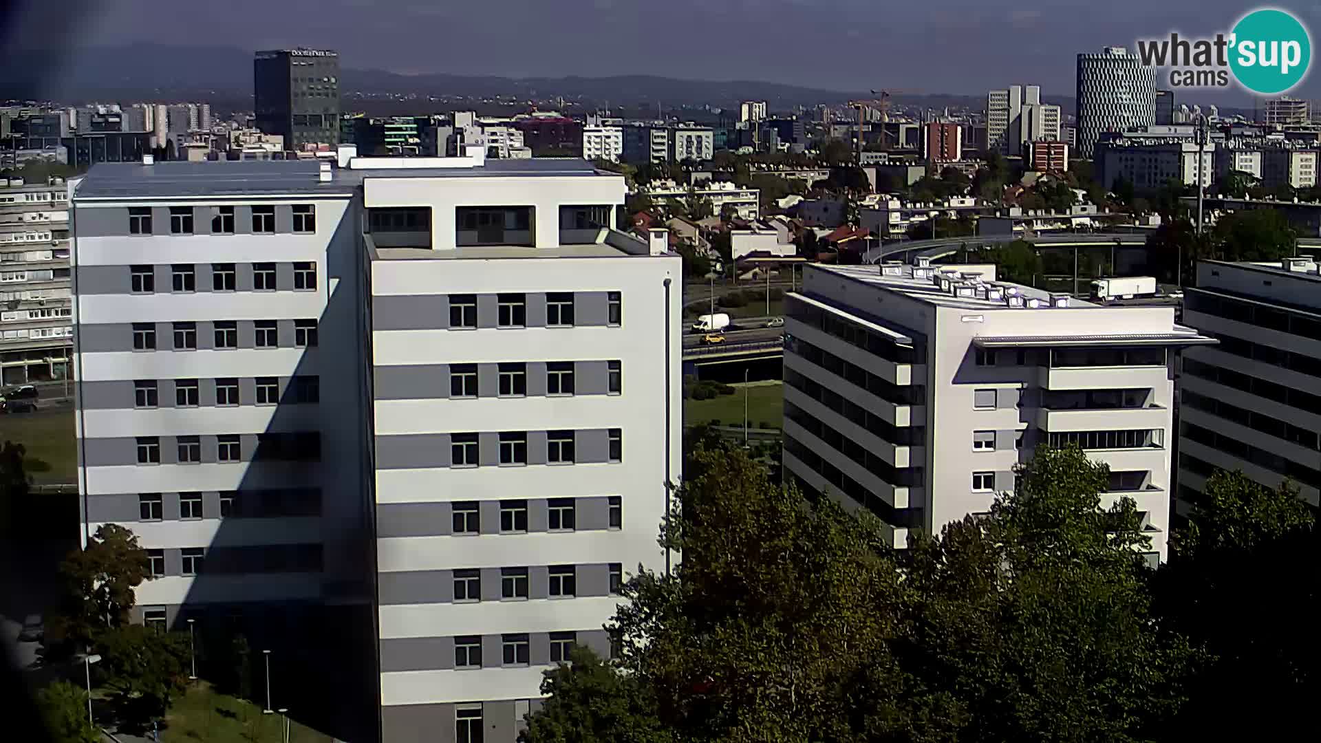 Rotatoria e incrocio viale Slavonska e Marin Držić – webcam di Zagabria