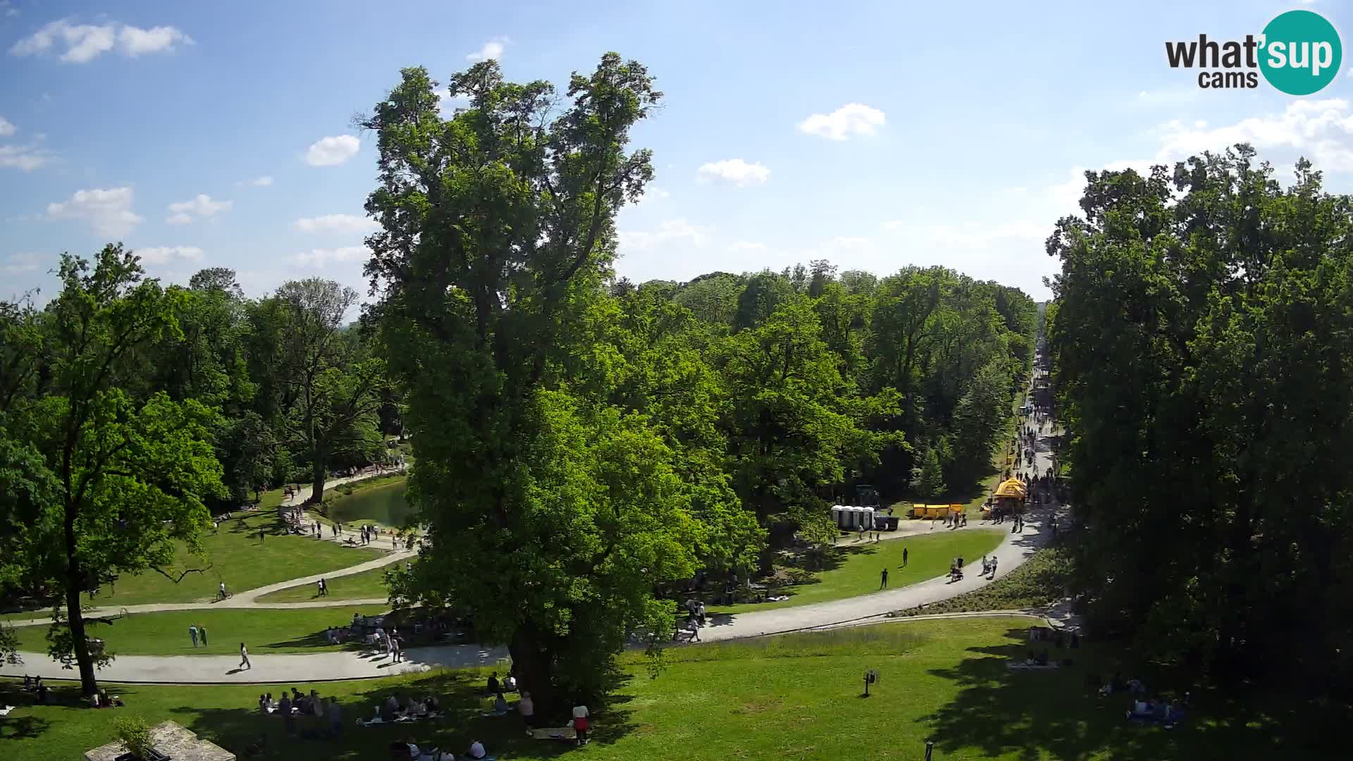 Webcam parko Maksimir – Zagabria
