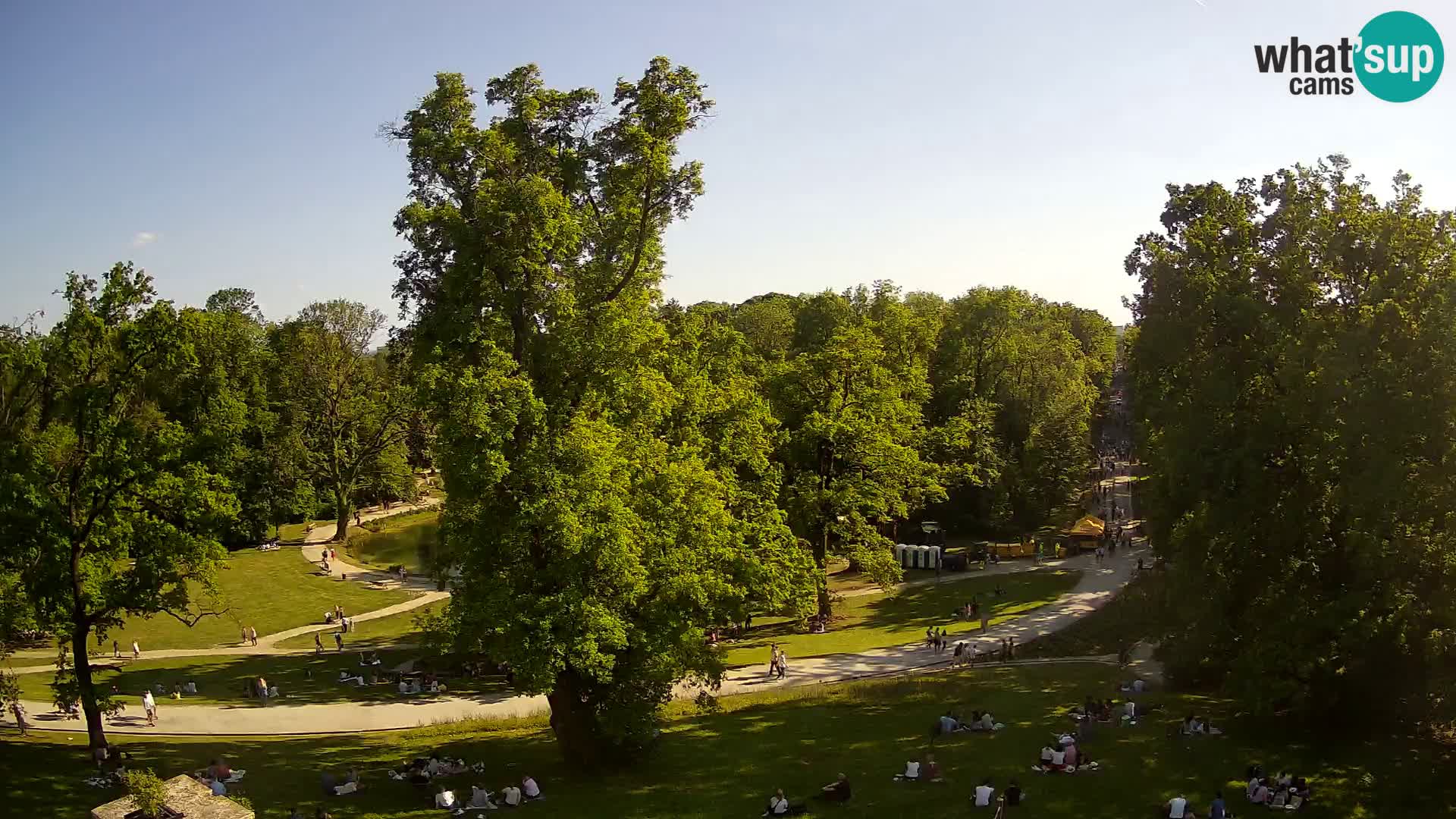 Webcam parko Maksimir – Zagabria