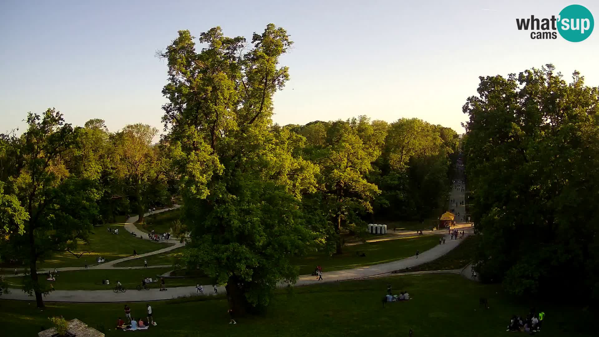 Spletna kamera park Maksimir – Zagreb