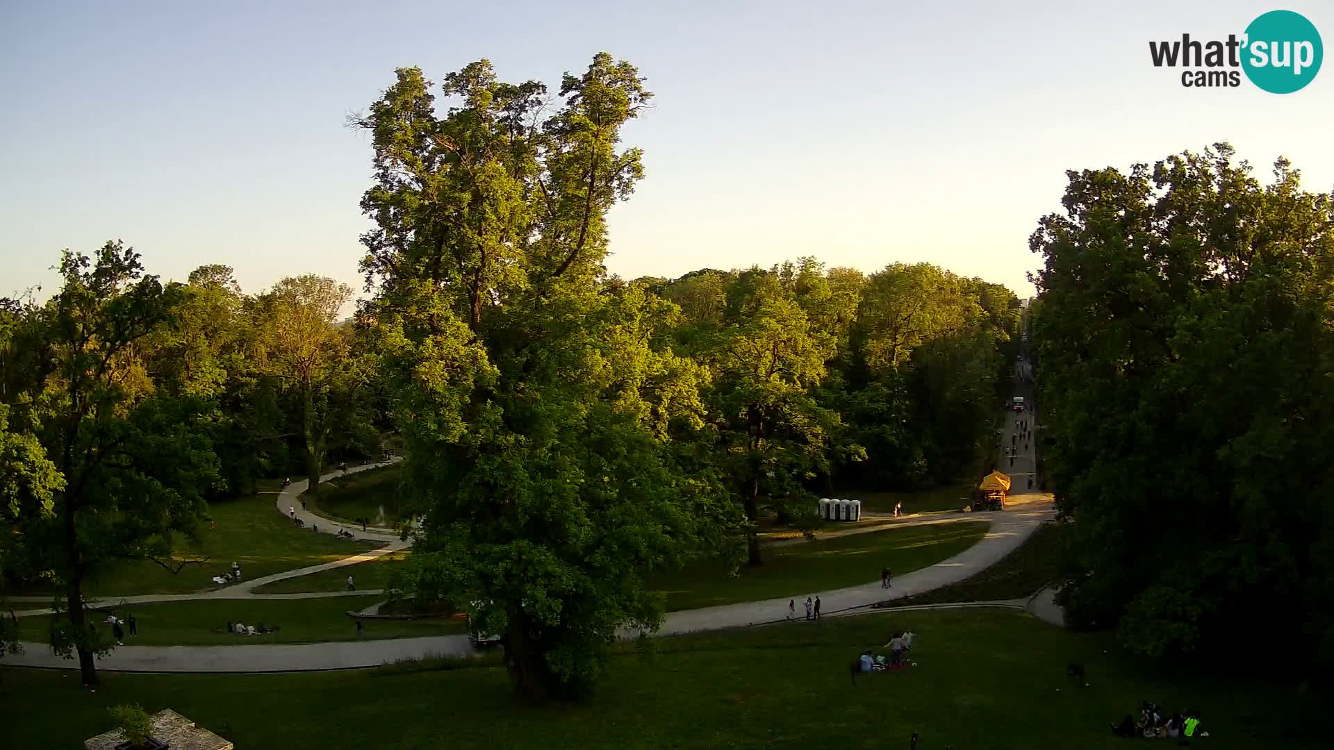 Webcam parko Maksimir – Zagabria