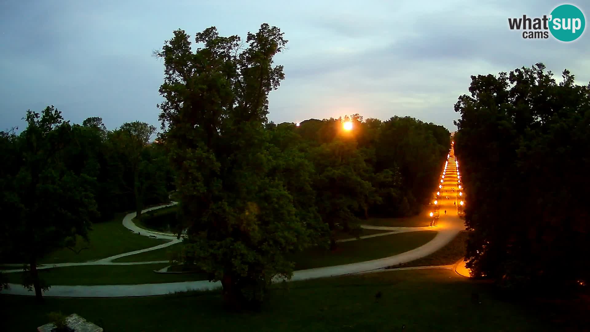 Webcam parko Maksimir – Zagabria