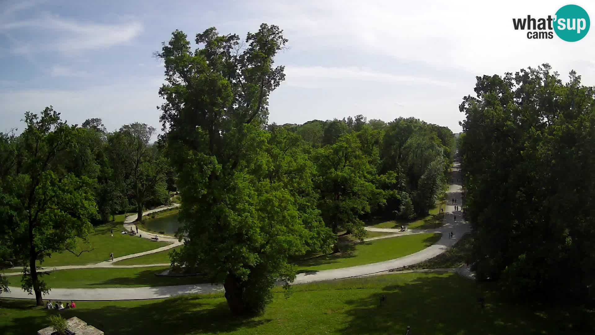 Webcam parko Maksimir – Zagabria