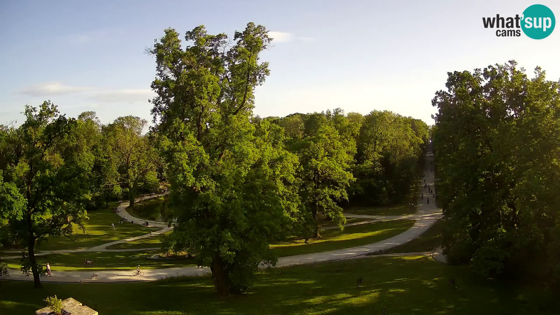 Webcam parko Maksimir – Zagabria