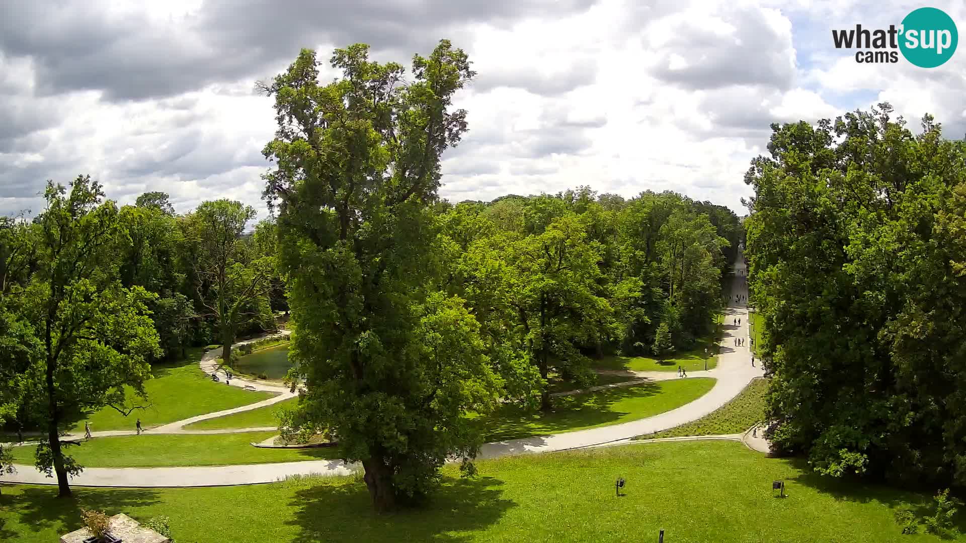 Webcam parko Maksimir – Zagabria