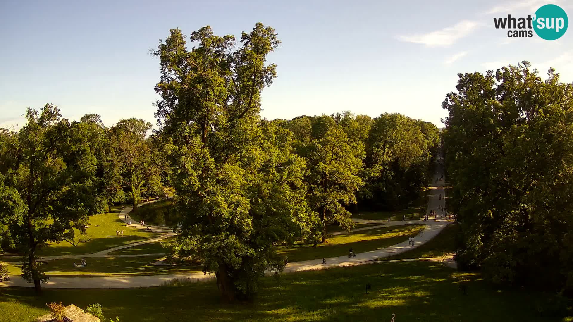 Webcam parko Maksimir – Zagabria