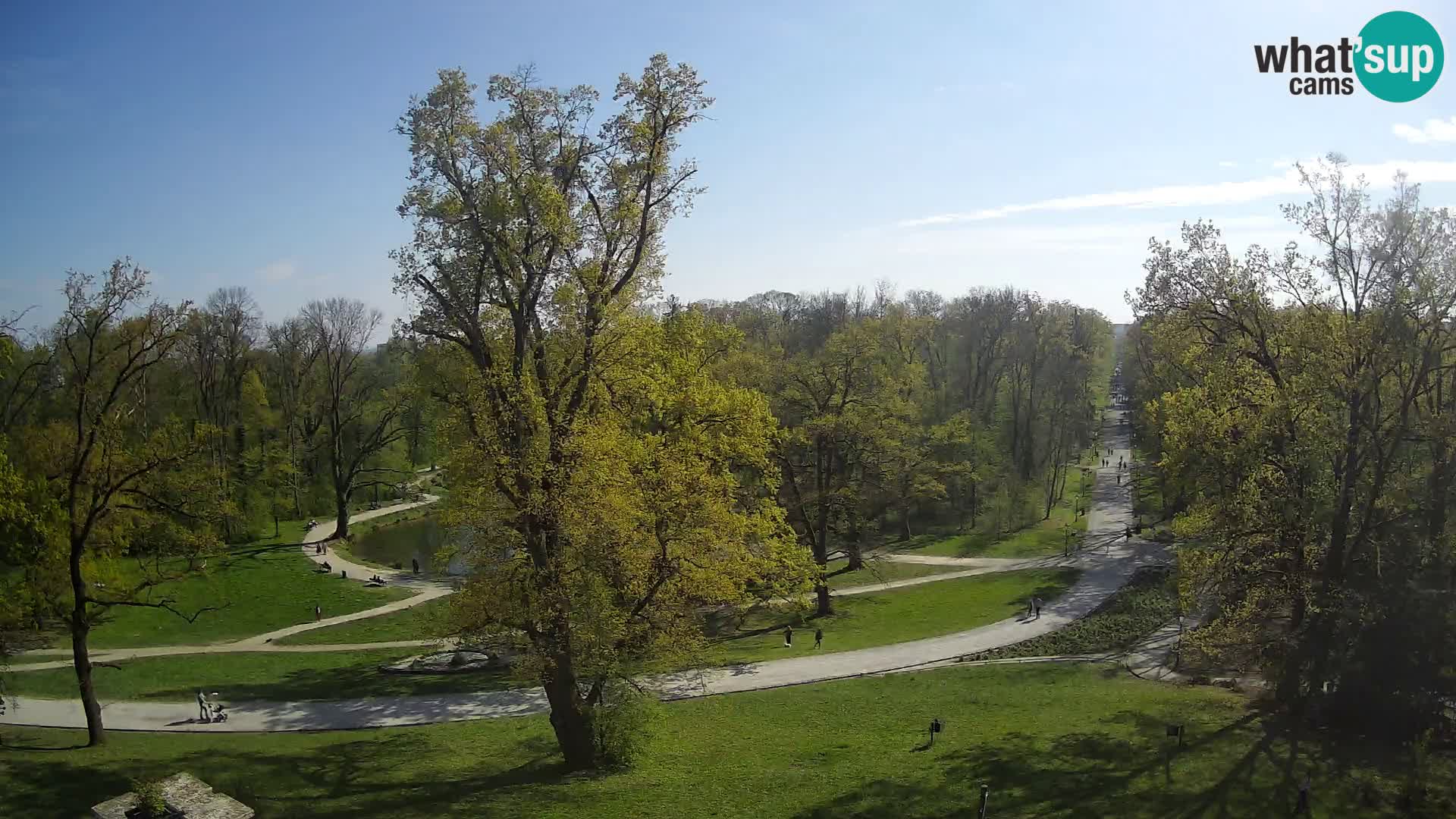 Webcam parko Maksimir – Zagabria