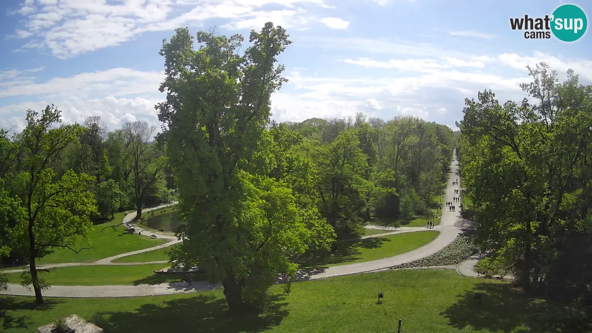 Webcam parko Maksimir – Zagabria