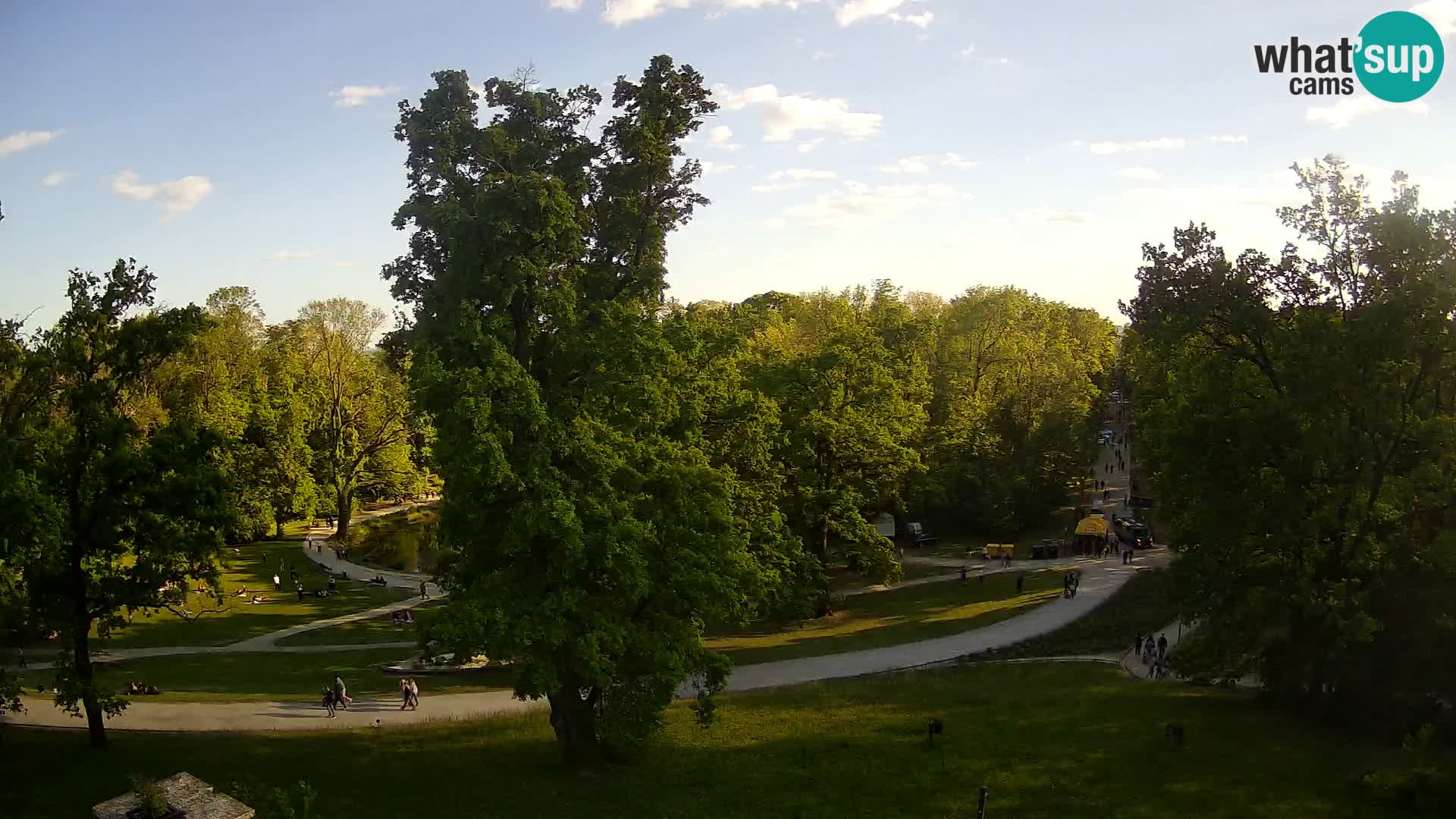Webcam parko Maksimir – Zagabria