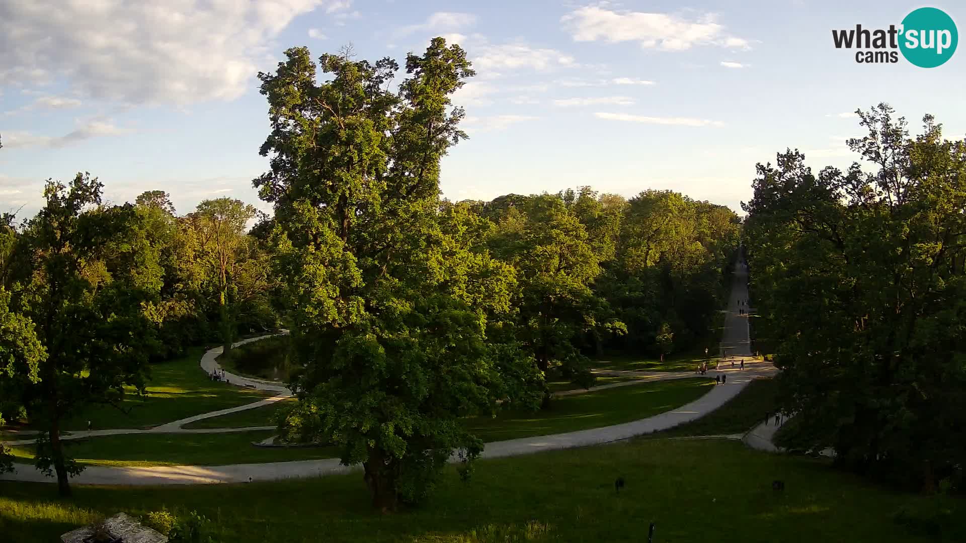 Webcam parko Maksimir – Zagabria