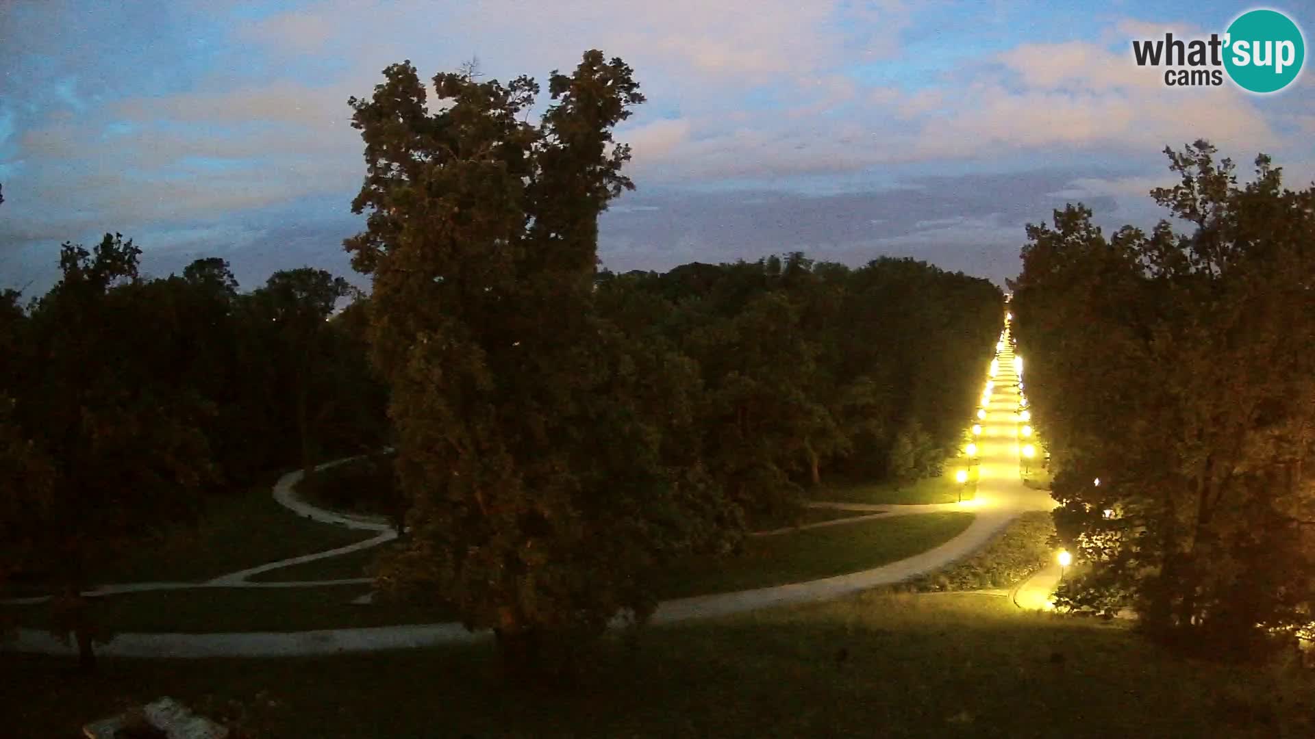 Webcam parko Maksimir – Zagabria