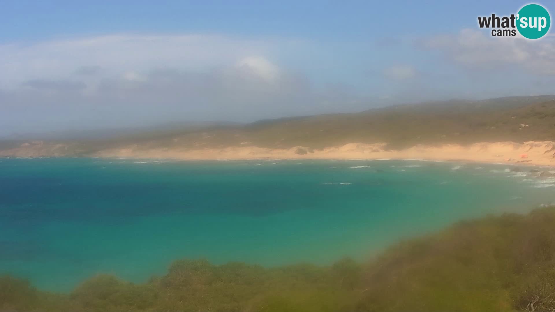 Webcam en direct de Naracu Nieddu Beach – Aglientu – Sardaigne