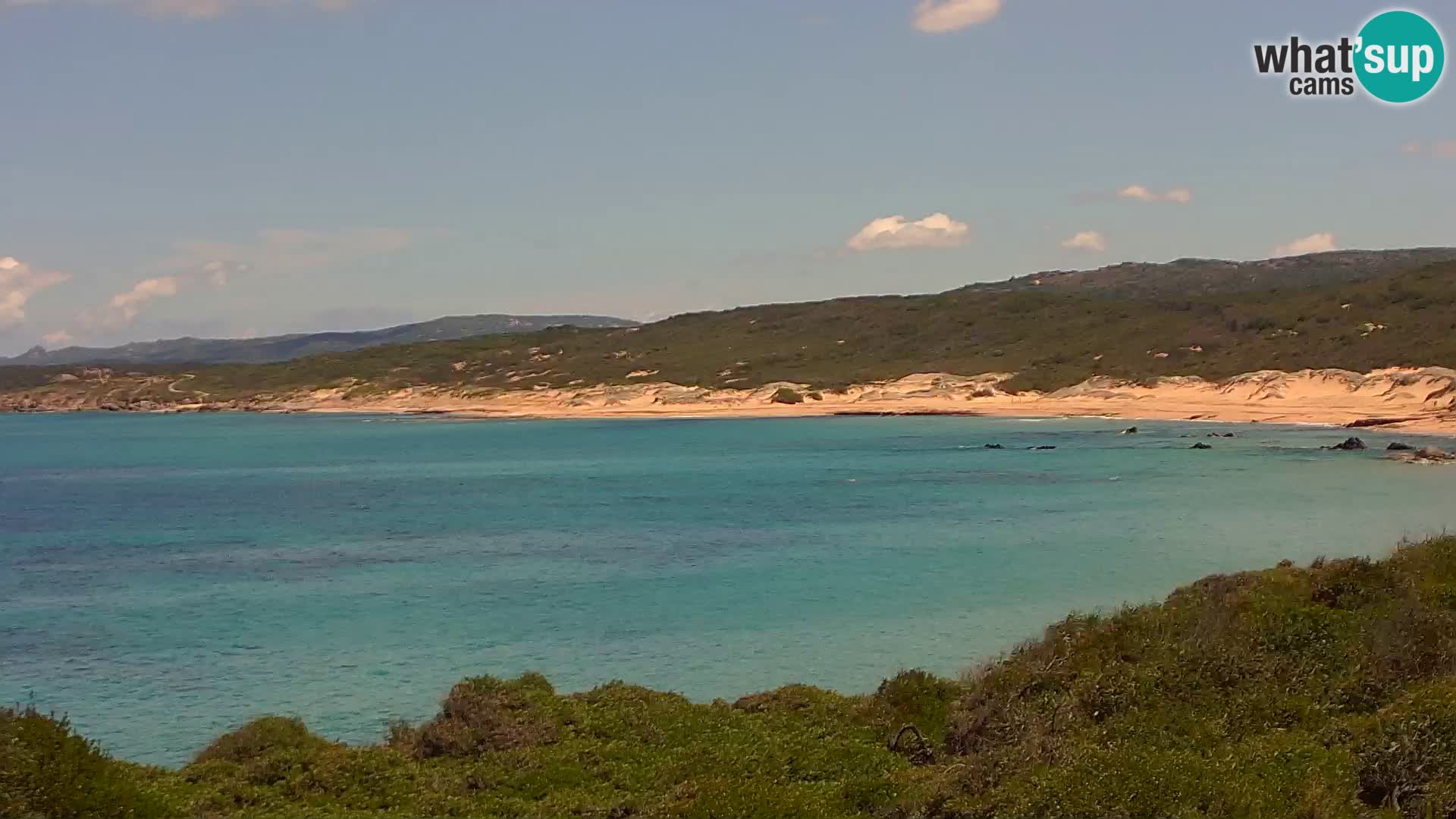 Webcam en direct de Naracu Nieddu Beach – Aglientu – Sardaigne
