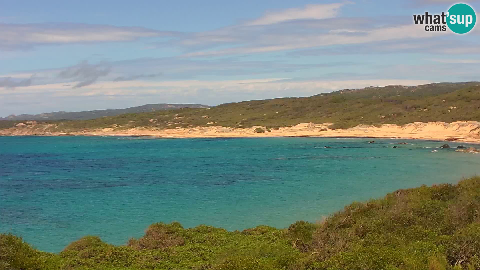 Spiaggia Naracu Nieddu Live webcam – Aglientu – Sardegna