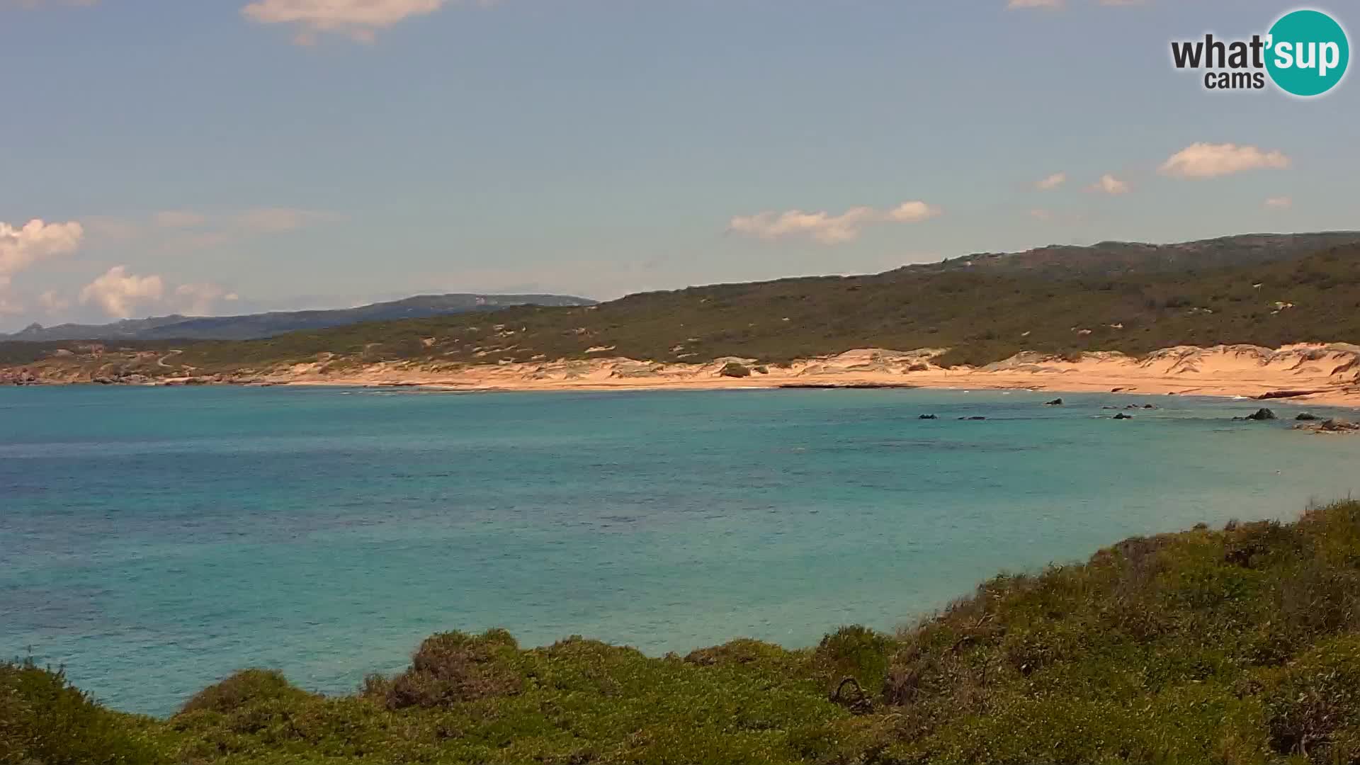 Webcam en direct de Naracu Nieddu Beach – Aglientu – Sardaigne
