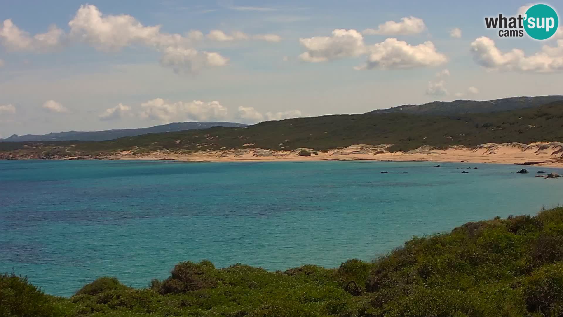 Webcam en direct de Naracu Nieddu Beach – Aglientu – Sardaigne