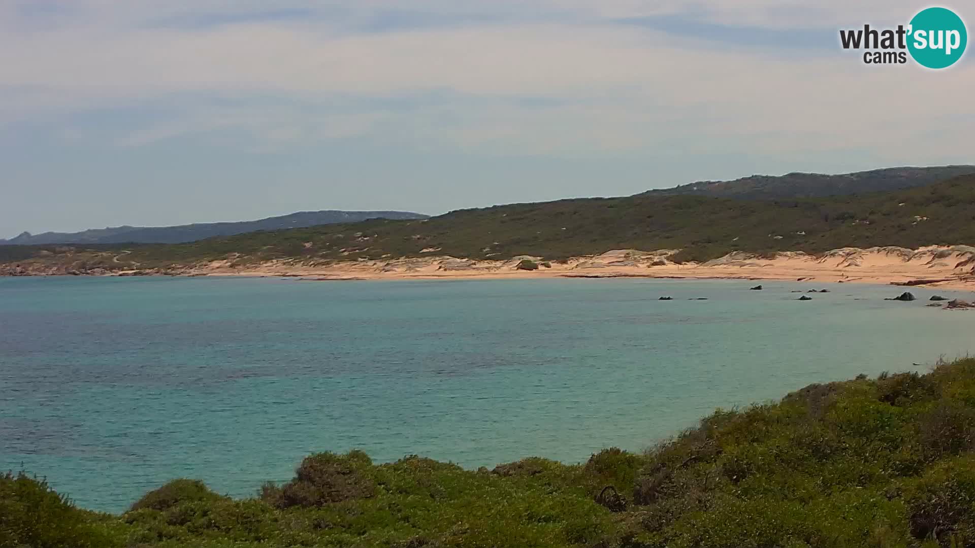 Webcam en direct de Naracu Nieddu Beach – Aglientu – Sardaigne