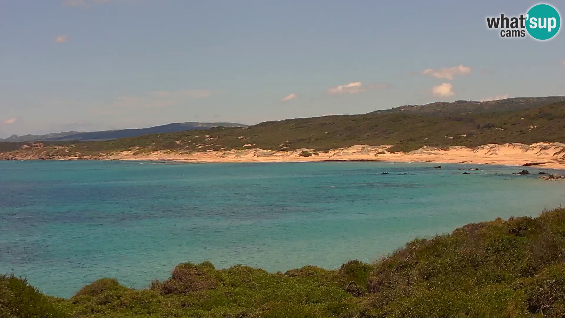 Webcam en direct de Naracu Nieddu Beach – Aglientu – Sardaigne