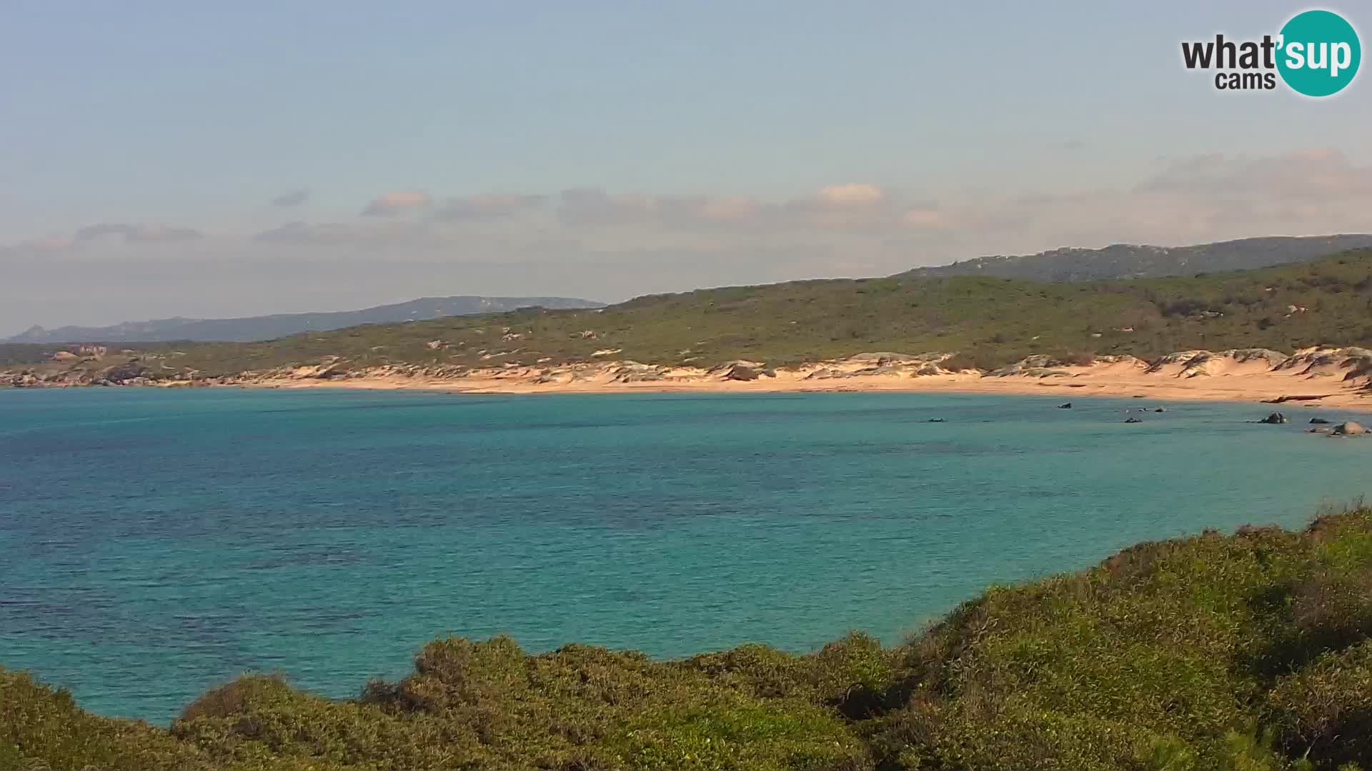 Webcam en direct de Naracu Nieddu Beach – Aglientu – Sardaigne