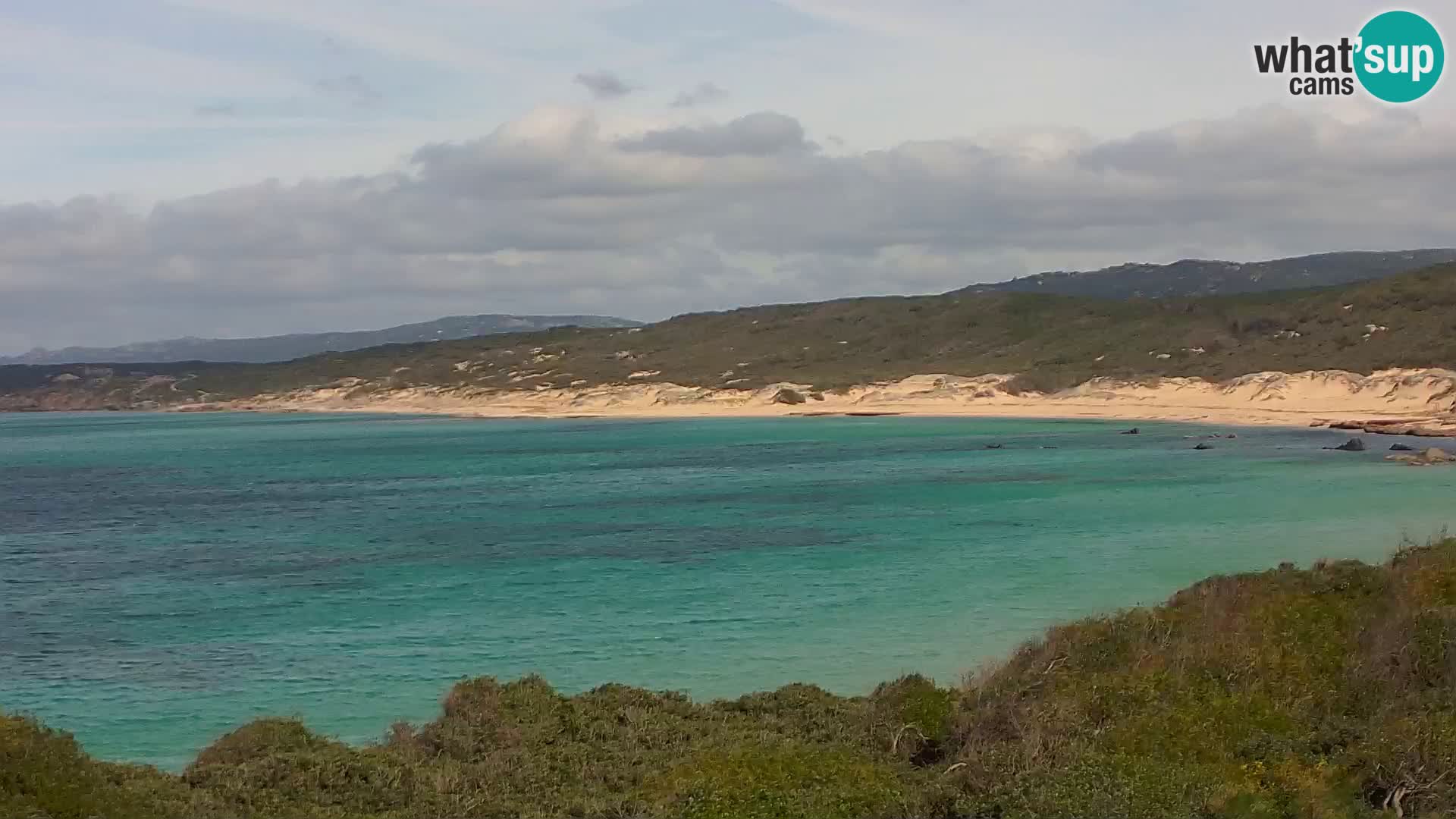 Webcam en direct de Naracu Nieddu Beach – Aglientu – Sardaigne