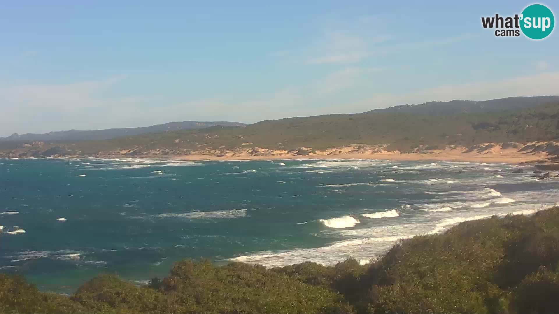 Webcam en direct de Naracu Nieddu Beach – Aglientu – Sardaigne