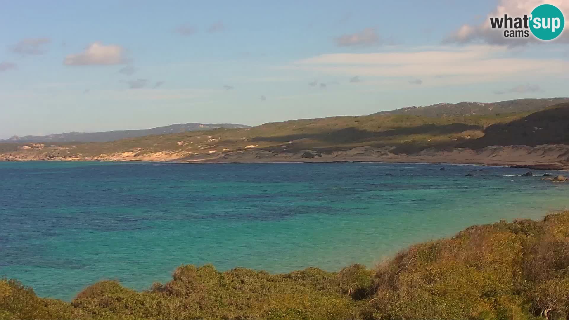 Webcam en direct de Naracu Nieddu Beach – Aglientu – Sardaigne