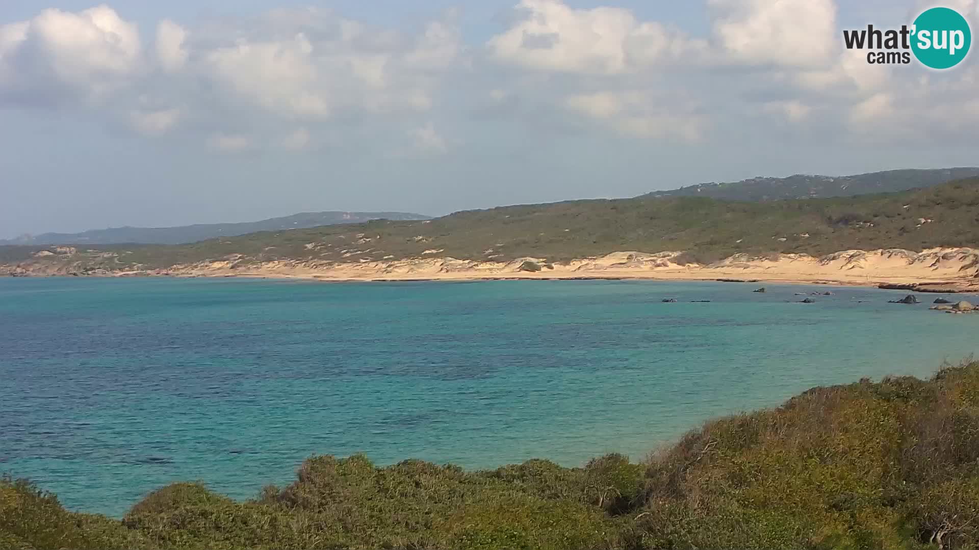 Webcam en direct de Naracu Nieddu Beach – Aglientu – Sardaigne