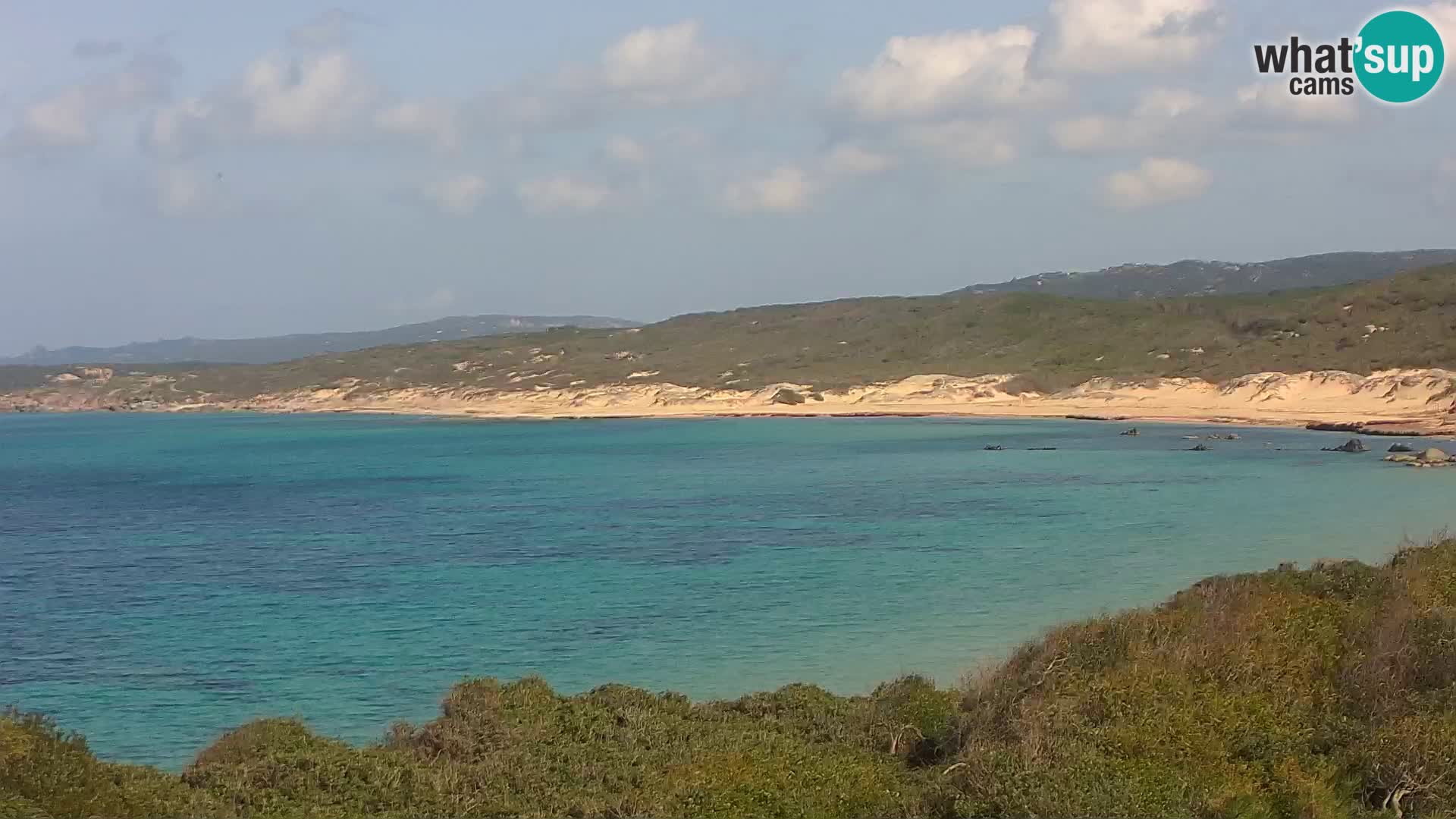 Spiaggia Naracu Nieddu Live webcam – Aglientu – Sardegna