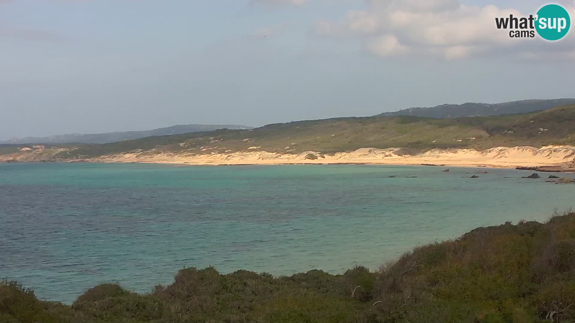 Spiaggia Naracu Nieddu Live webcam – Aglientu – Sardegna