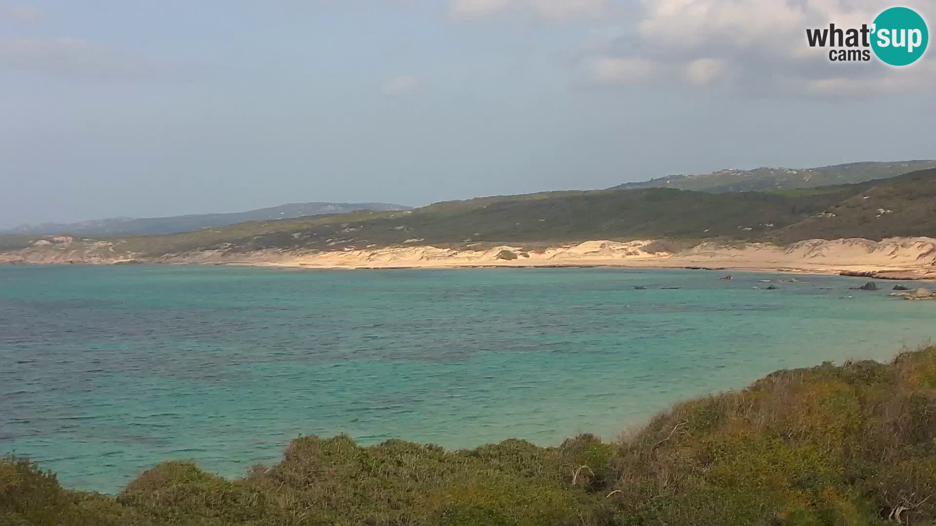 Webcam en direct de Naracu Nieddu Beach – Aglientu – Sardaigne