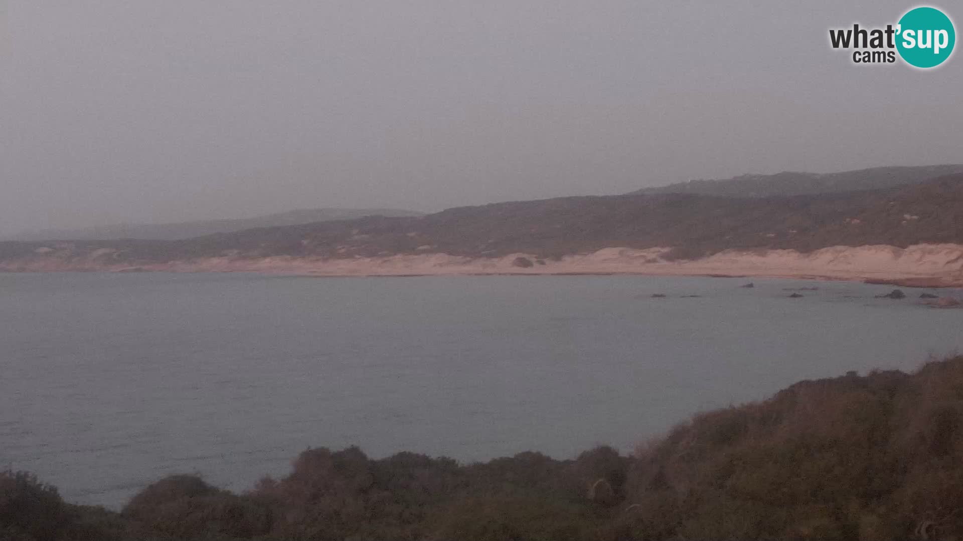 Plaža Naracu Nieddu spletna kamera – Aglientu – Sardinija