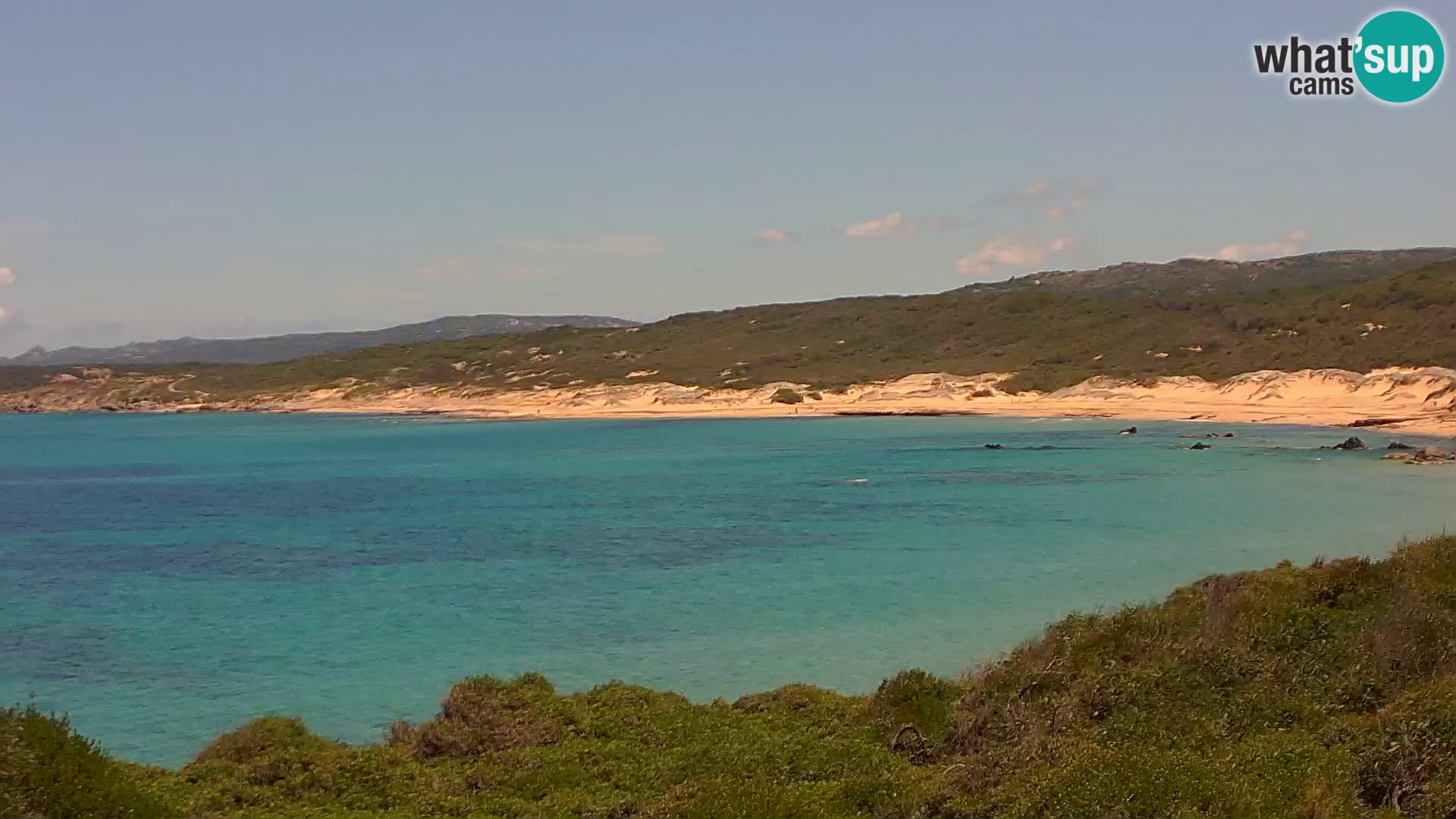 Naracu Nieddu Beach Live webcam – Aglientu – Sardinia