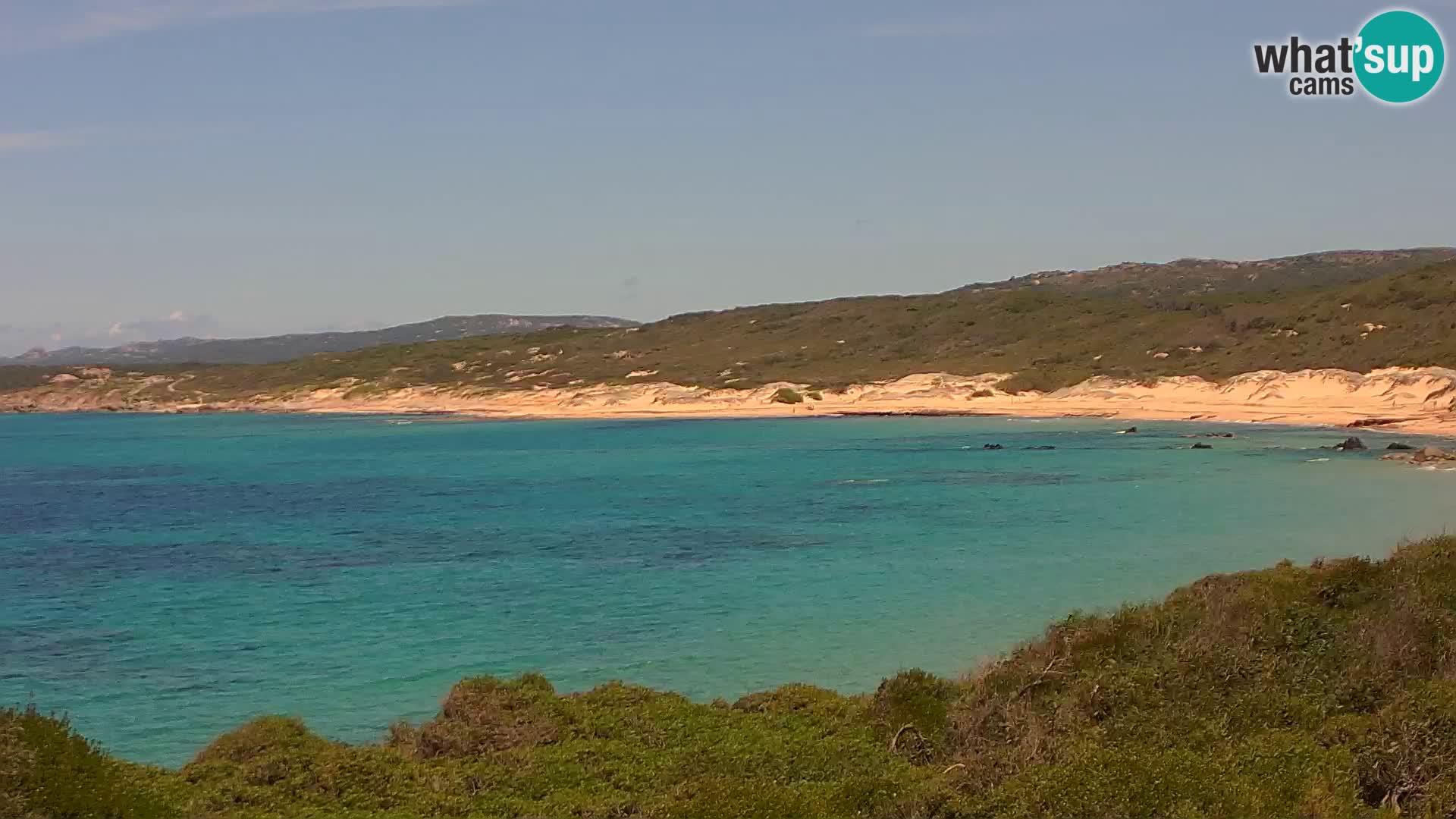 Webcam en direct de Naracu Nieddu Beach – Aglientu – Sardaigne