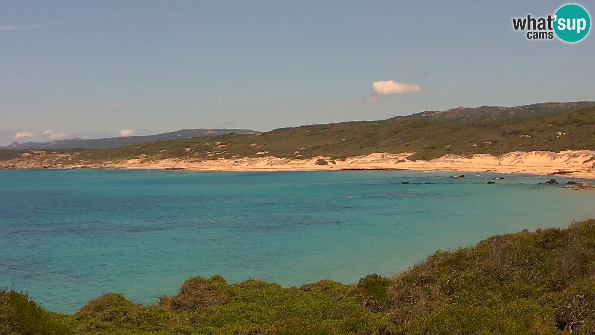 Naracu Nieddu Beach Live webcam – Aglientu – Sardinia