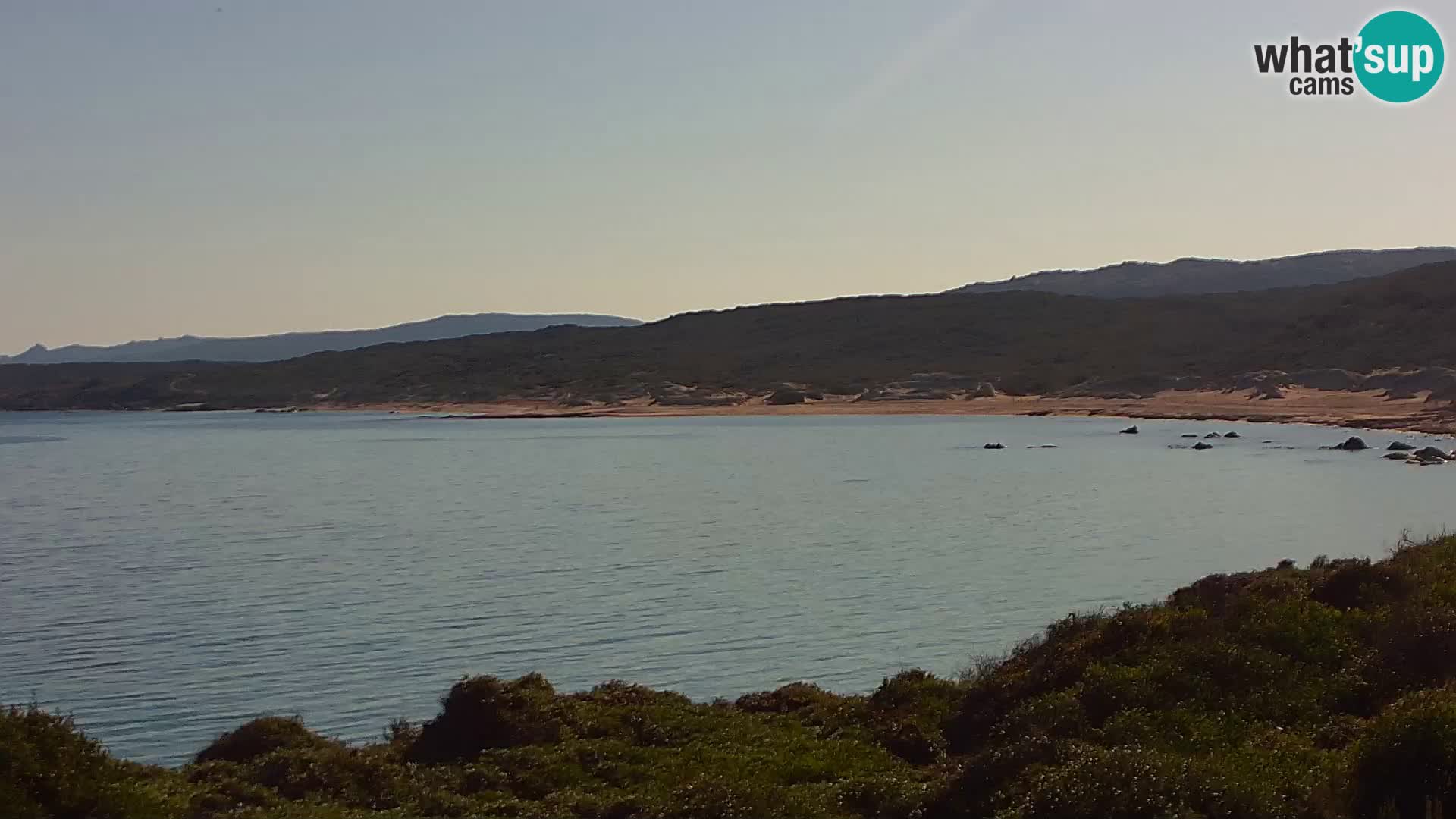 Plaža Naracu Nieddu spletna kamera – Aglientu – Sardinija