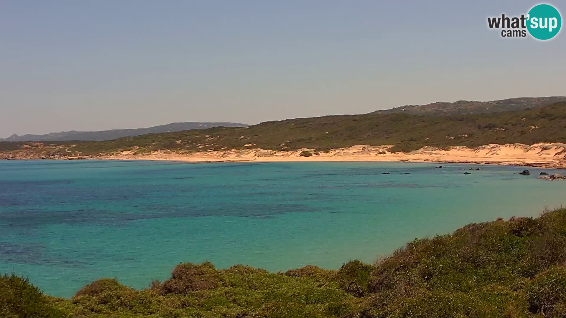 Spiaggia Naracu Nieddu Live webcam – Aglientu – Sardegna