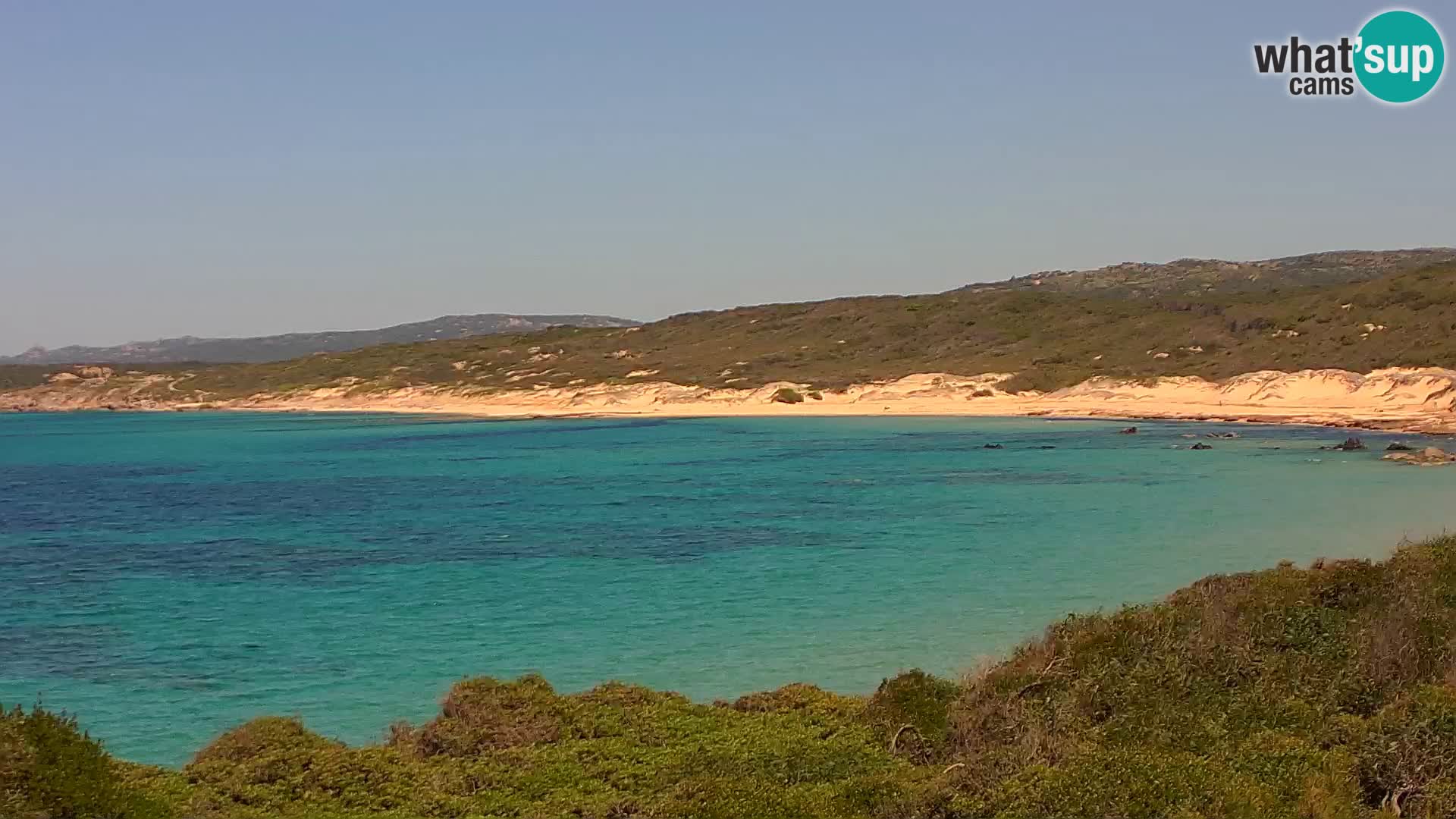 Spiaggia Naracu Nieddu Live webcam – Aglientu – Sardegna