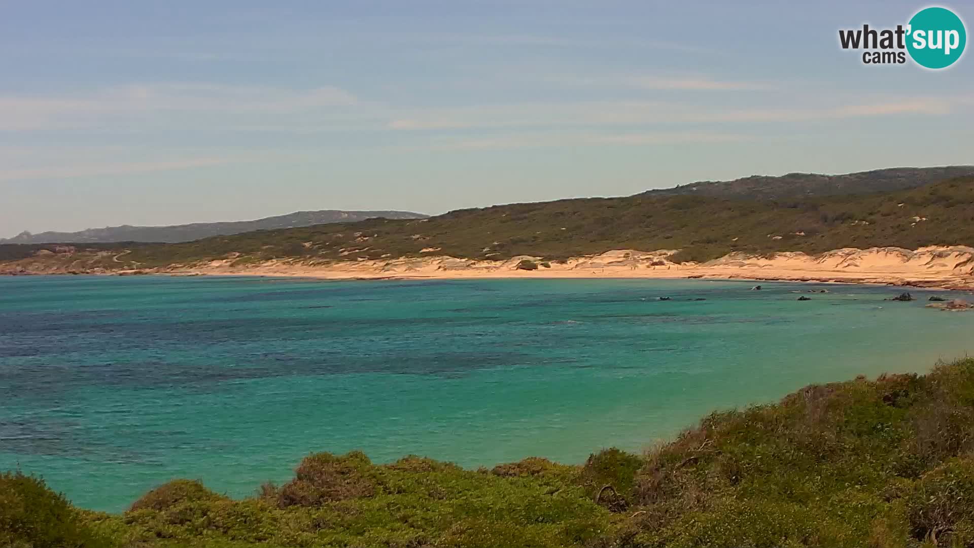 Webcam en direct de Naracu Nieddu Beach – Aglientu – Sardaigne