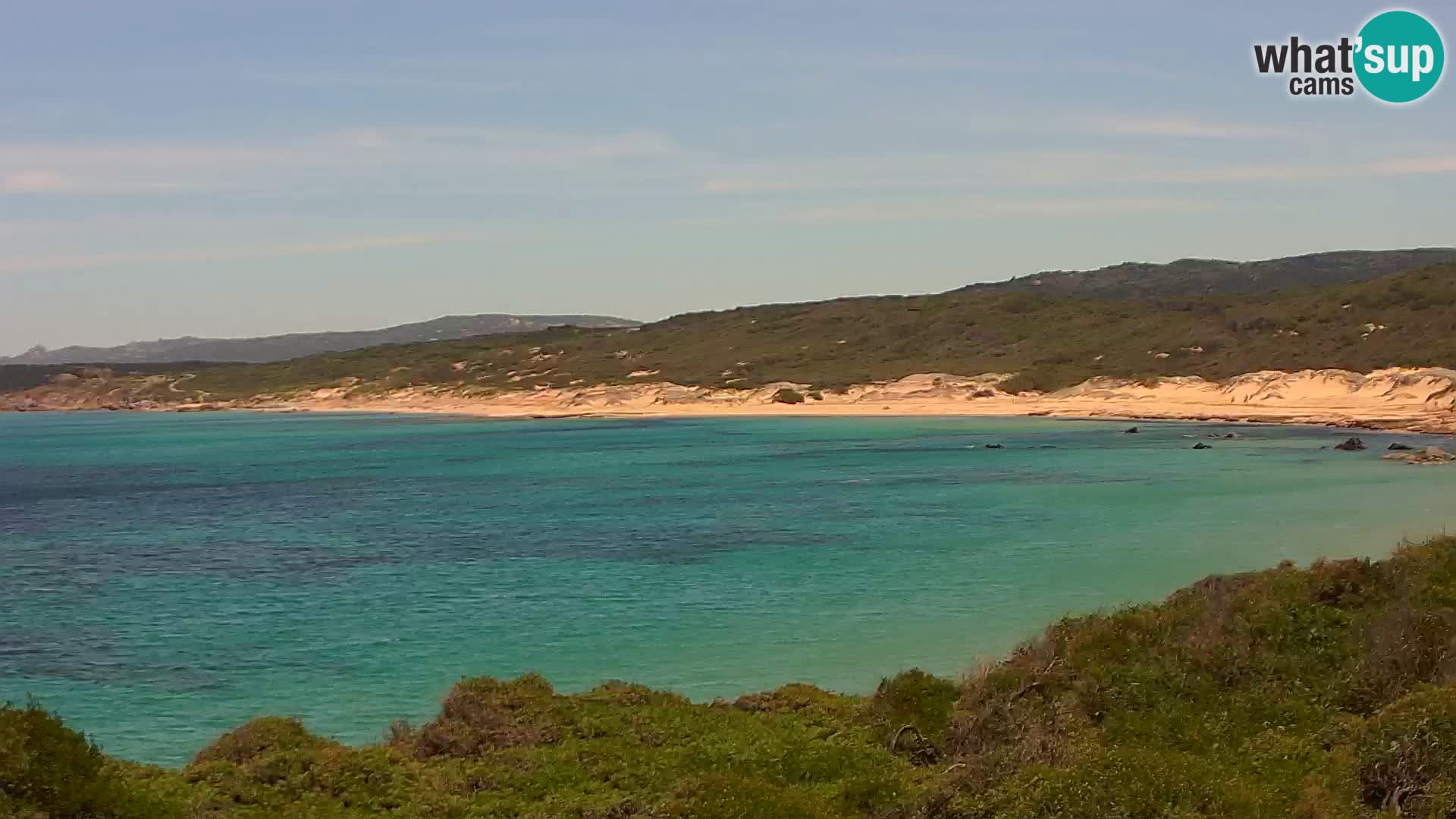 Spiaggia Naracu Nieddu Live webcam – Aglientu – Sardegna