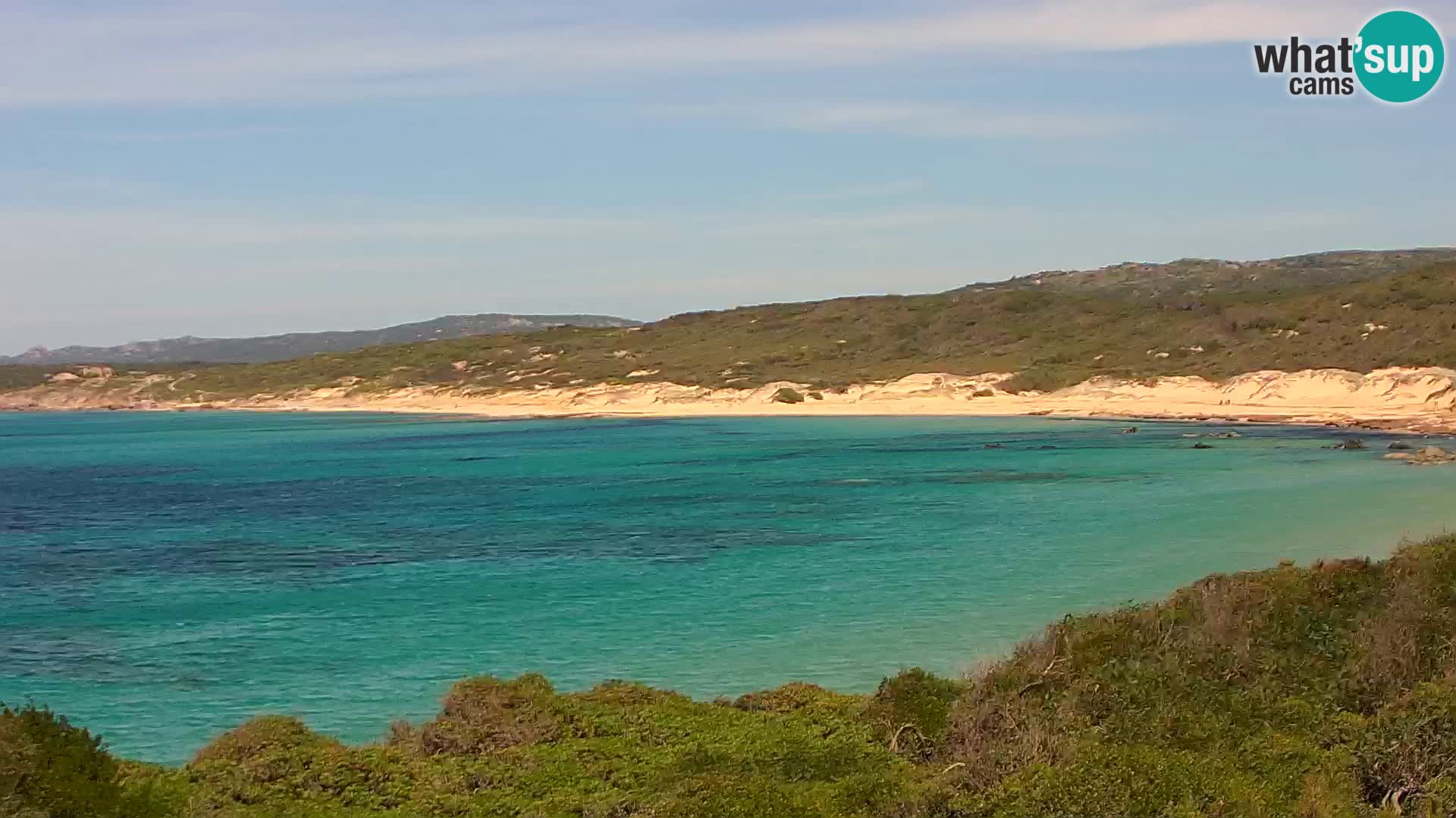 Webcam en direct de Naracu Nieddu Beach – Aglientu – Sardaigne