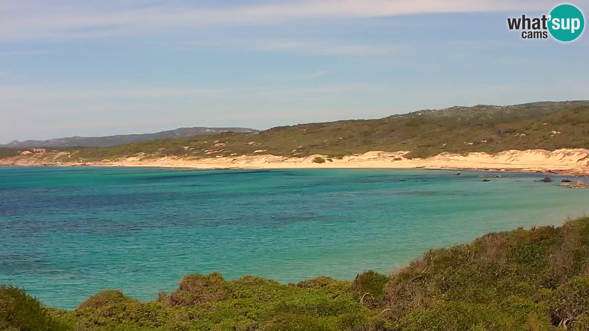 Spiaggia Naracu Nieddu Live webcam – Aglientu – Sardegna