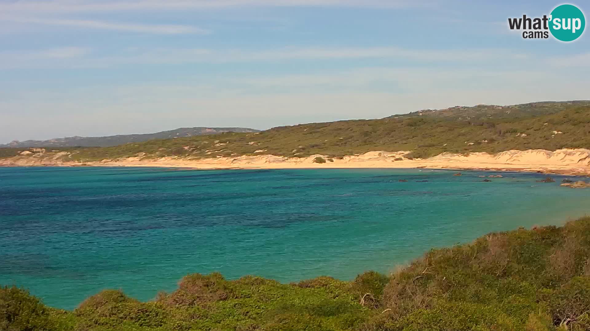 Spiaggia Naracu Nieddu Live webcam – Aglientu – Sardegna