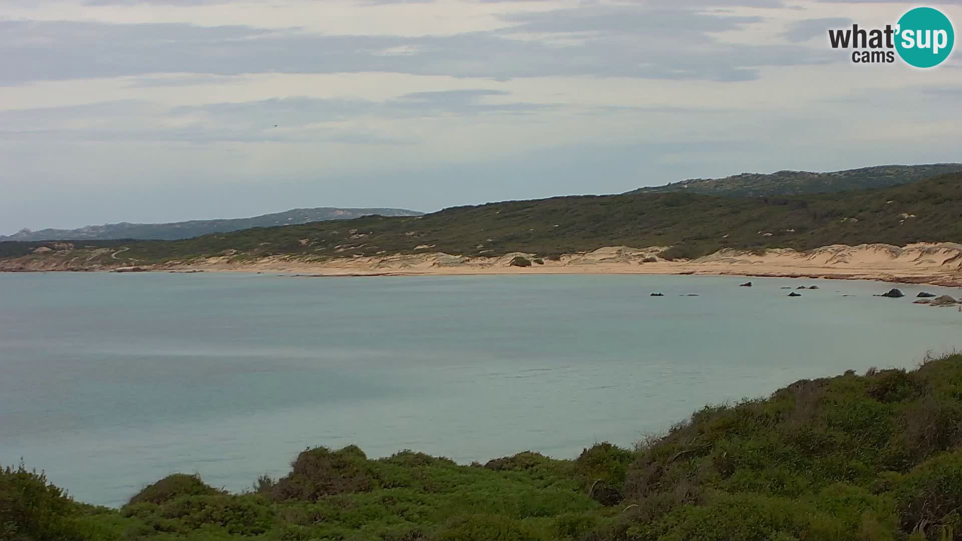 Spiaggia Naracu Nieddu Live webcam – Aglientu – Sardegna