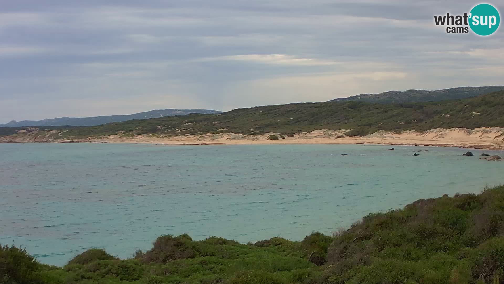 Webcam en direct de Naracu Nieddu Beach – Aglientu – Sardaigne