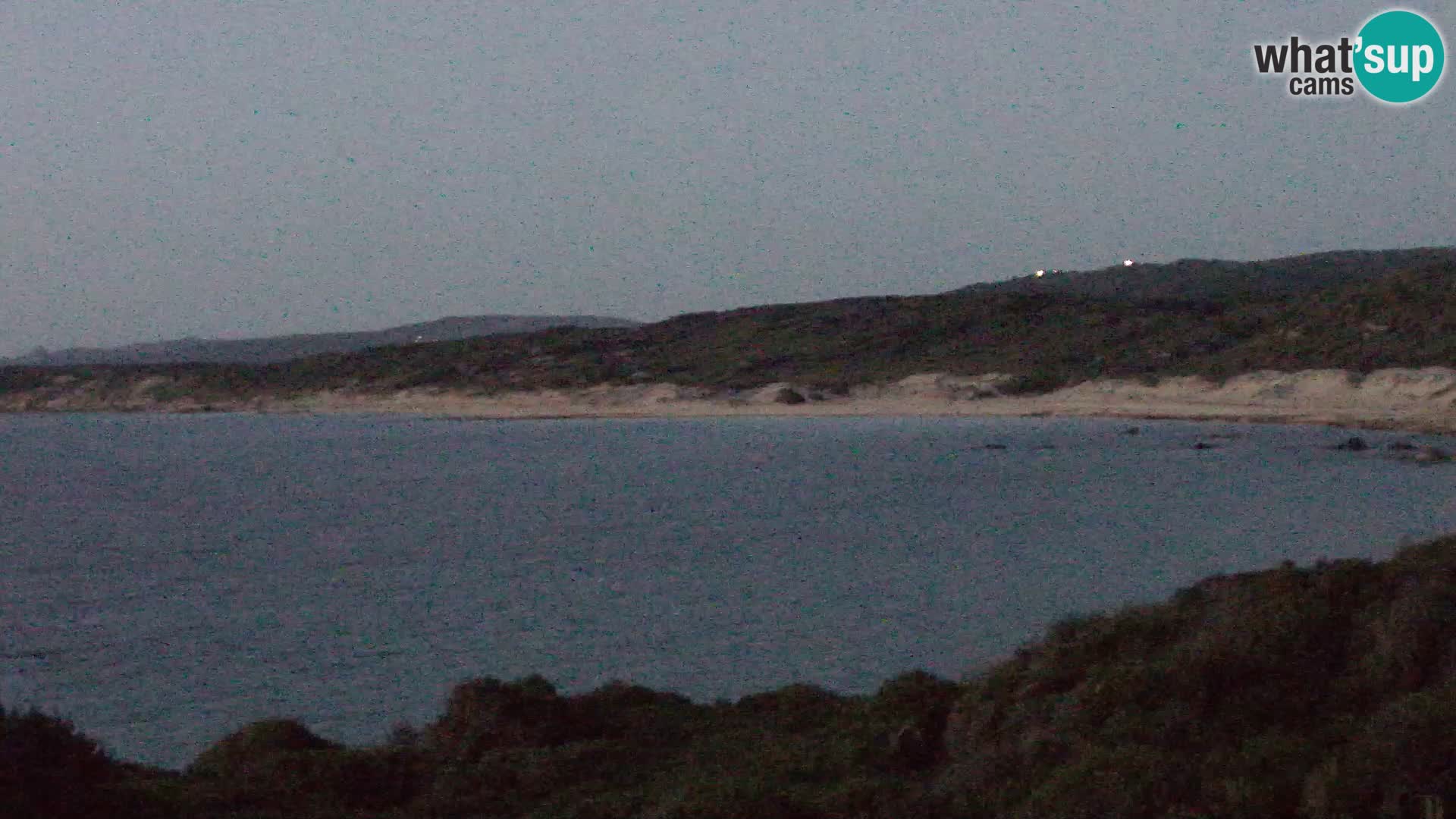 Plaža Naracu Nieddu spletna kamera – Aglientu – Sardinija