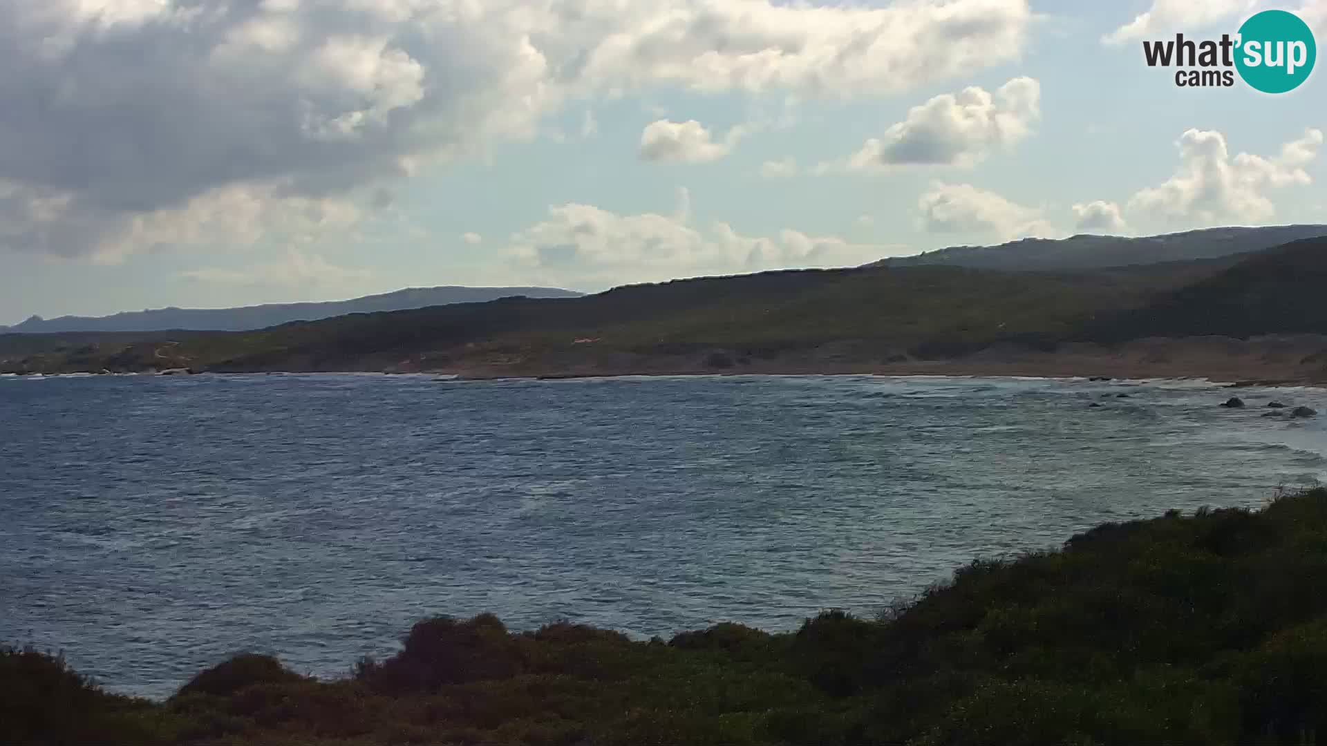 Plaža Naracu Nieddu web kamera – Aglientu – Sardinija